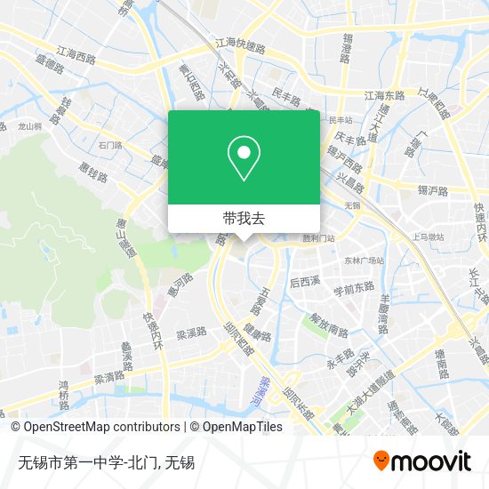 无锡市第一中学-北门地图