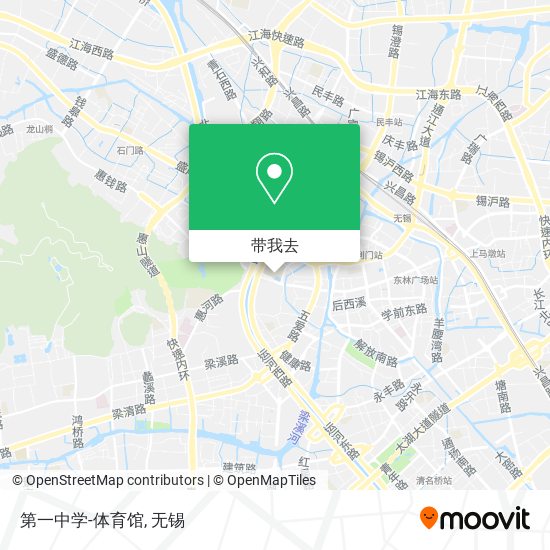 第一中学-体育馆地图