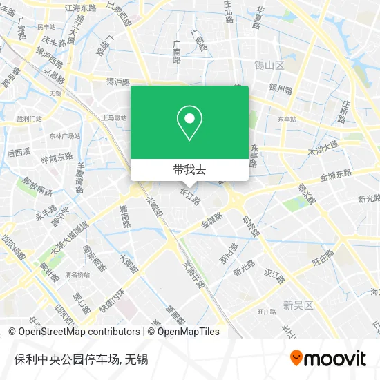 保利中央公园停车场地图