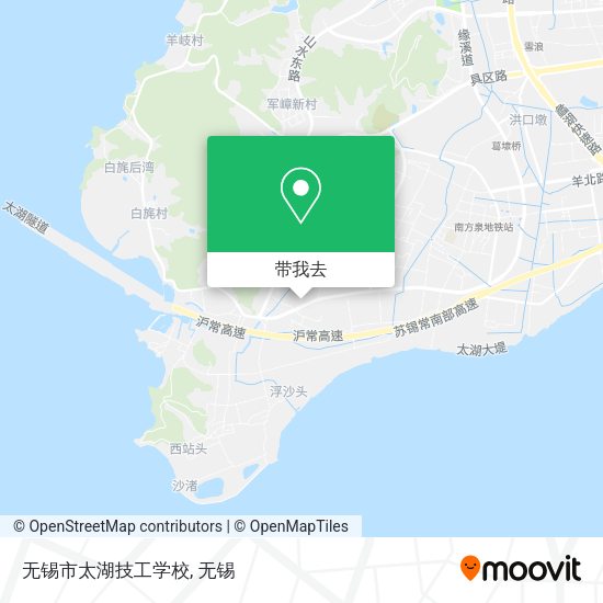 无锡市太湖技工学校地图