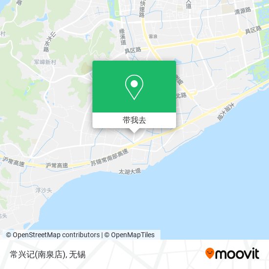 常兴记(南泉店)地图