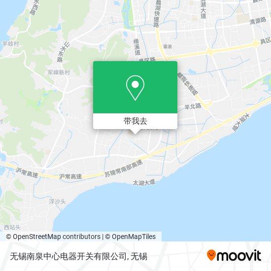 无锡南泉中心电器开关有限公司地图