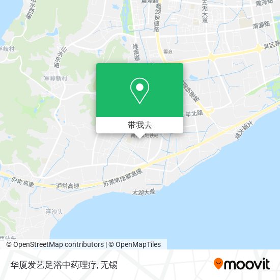 华厦发艺足浴中药理疗地图