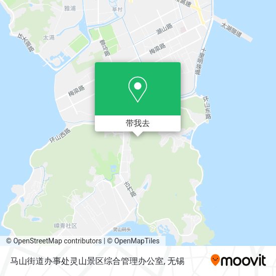 马山街道办事处灵山景区综合管理办公室地图