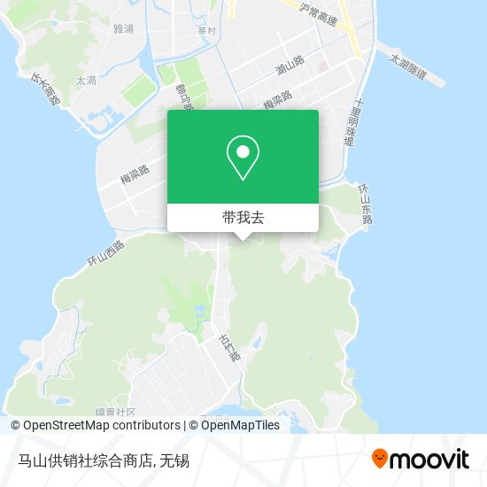 马山供销社综合商店地图