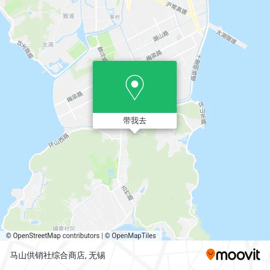 马山供销社综合商店地图
