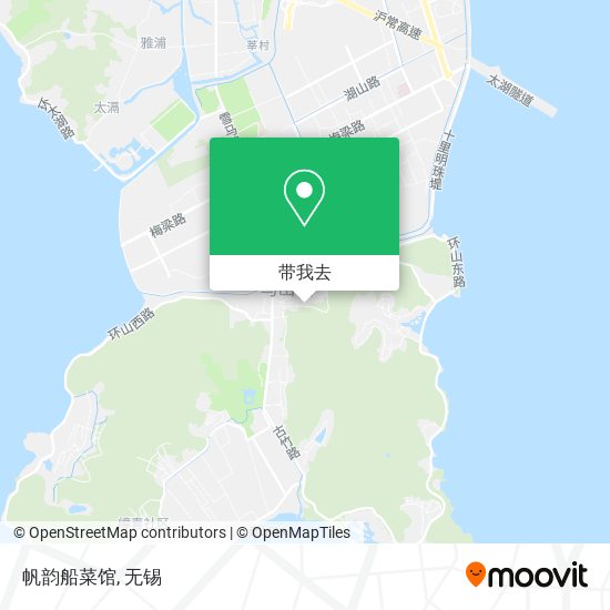 帆韵船菜馆地图