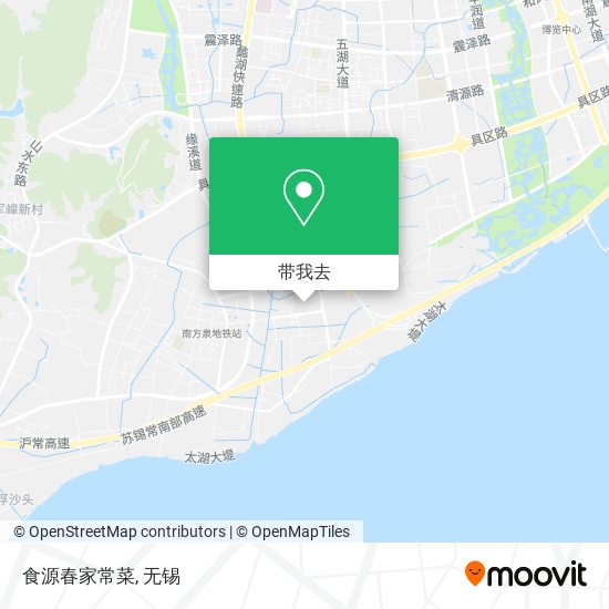 食源春家常菜地图