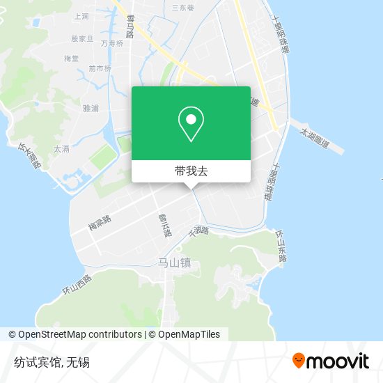 纺试宾馆地图