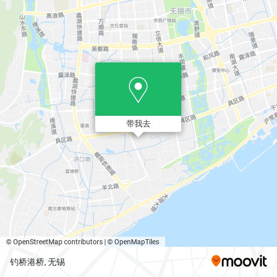 钓桥港桥地图