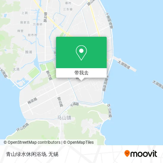 青山绿水休闲浴场地图