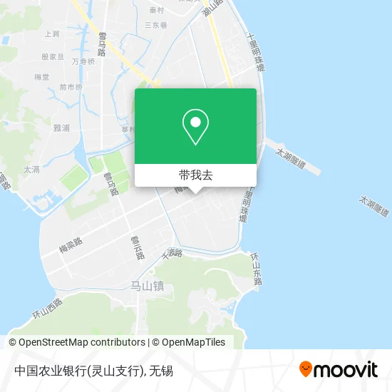 中国农业银行(灵山支行)地图