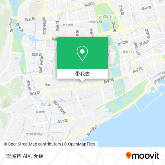 雪溪苑-A区地图