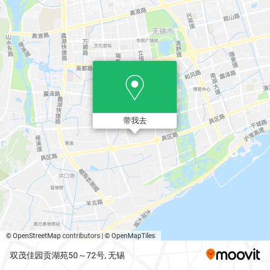 双茂佳园贡湖苑50～72号地图