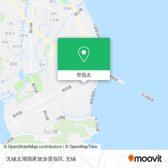 无锡太湖国家旅游度假区地图