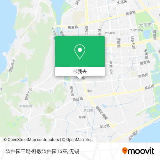 软件园三期-科教软件园16座地图