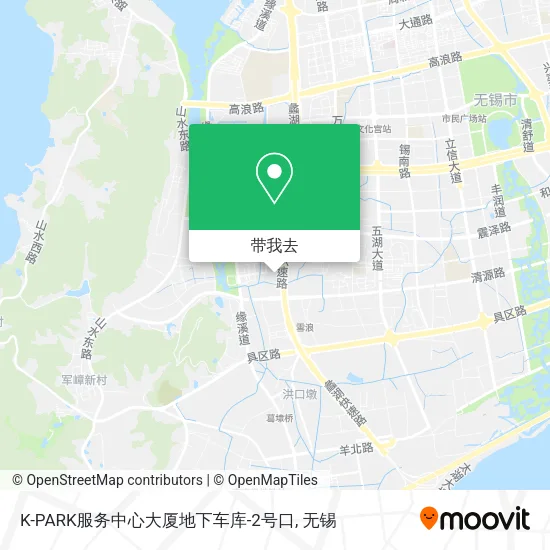 K-PARK服务中心大厦地下车库-2号口地图