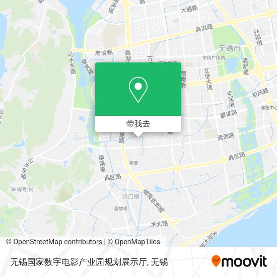 无锡国家数字电影产业园规划展示厅地图