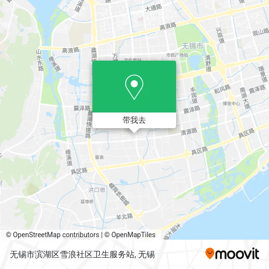 无锡市滨湖区雪浪社区卫生服务站地图