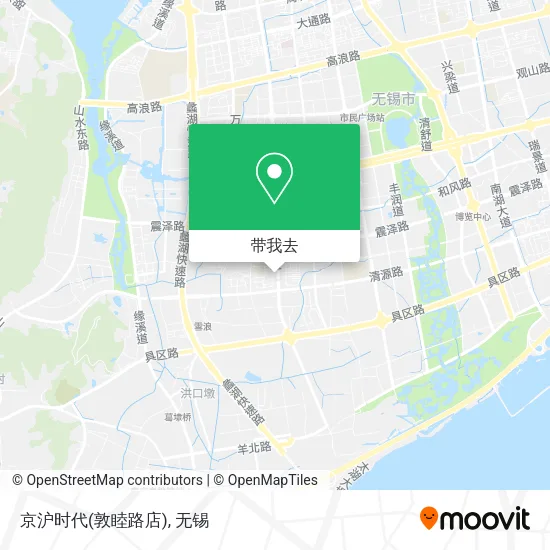京沪时代(敦睦路店)地图