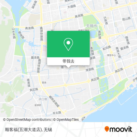 顺客福(五湖大道店)地图