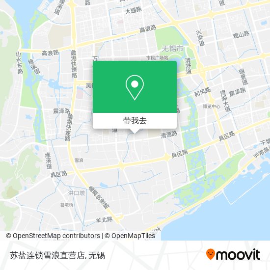 苏盐连锁雪浪直营店地图