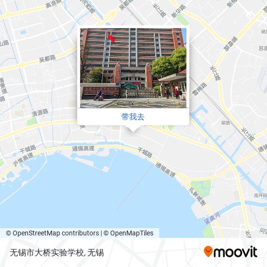 无锡市大桥实验学校地图