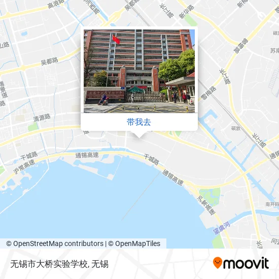 无锡市大桥实验学校地图