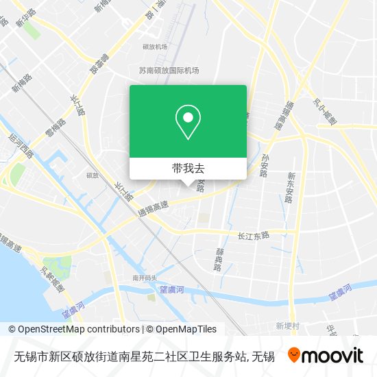 无锡市新区硕放街道南星苑二社区卫生服务站地图