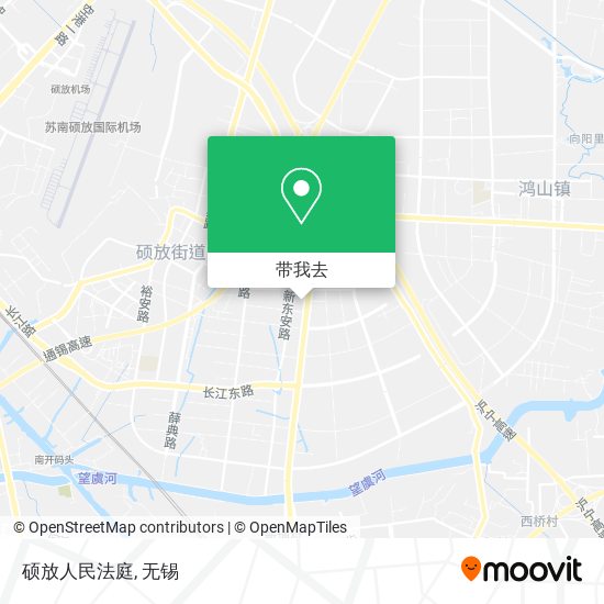 硕放人民法庭地图