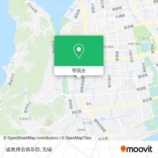 诚奥搏击俱乐部地图
