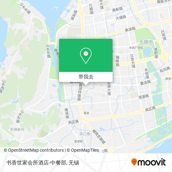 书香世家会所酒店-中餐部地图