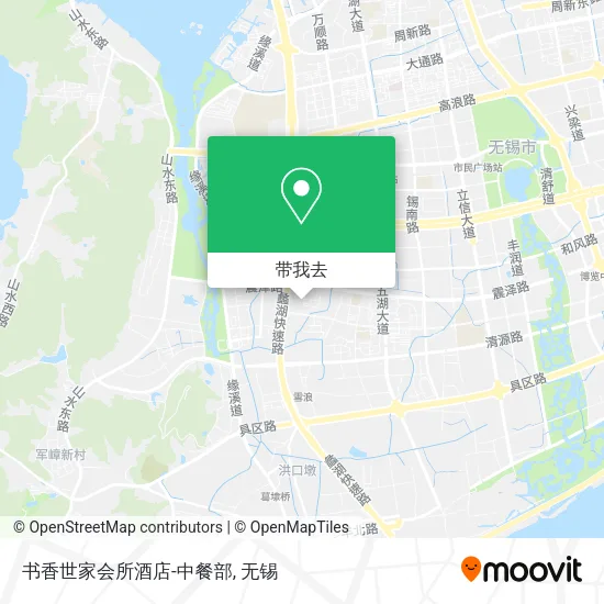 书香世家会所酒店-中餐部地图