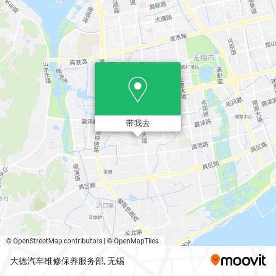 大德汽车维修保养服务部地图