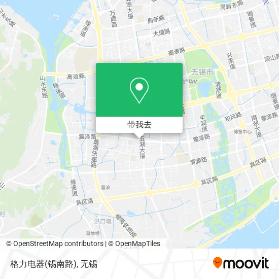 格力电器(锡南路)地图