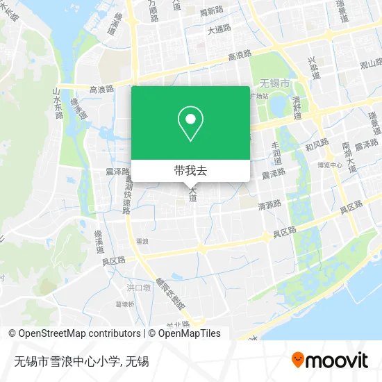 无锡市雪浪中心小学地图
