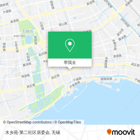 水乡苑-第二社区居委会地图
