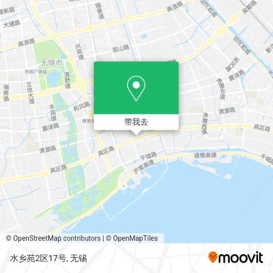 水乡苑2区17号地图