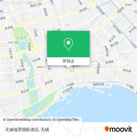 无锡瑞景国际酒店地图