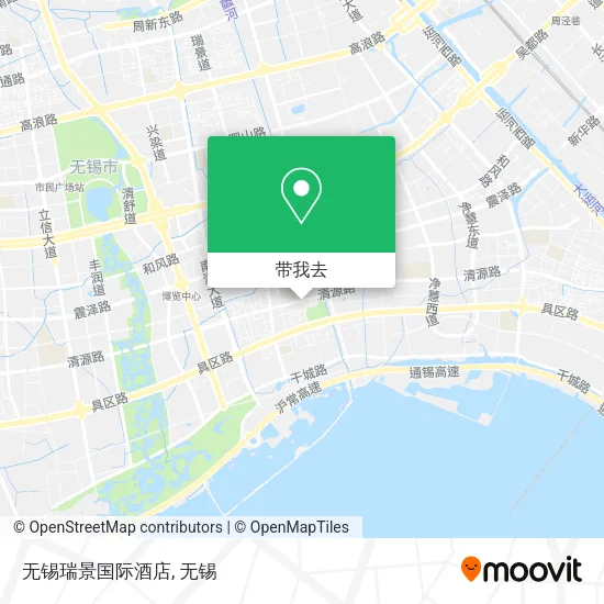 无锡瑞景国际酒店地图