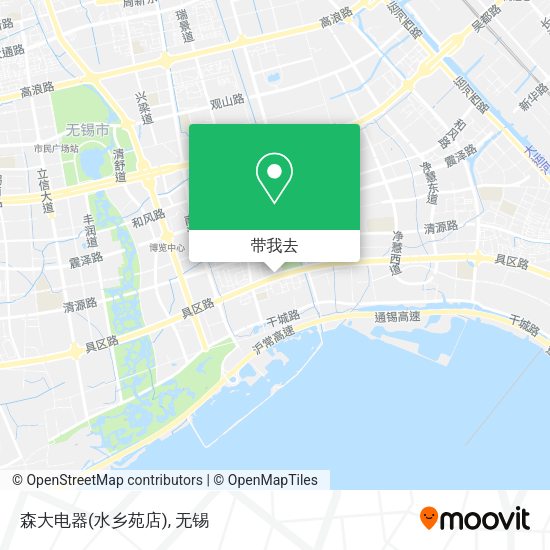 森大电器(水乡苑店)地图