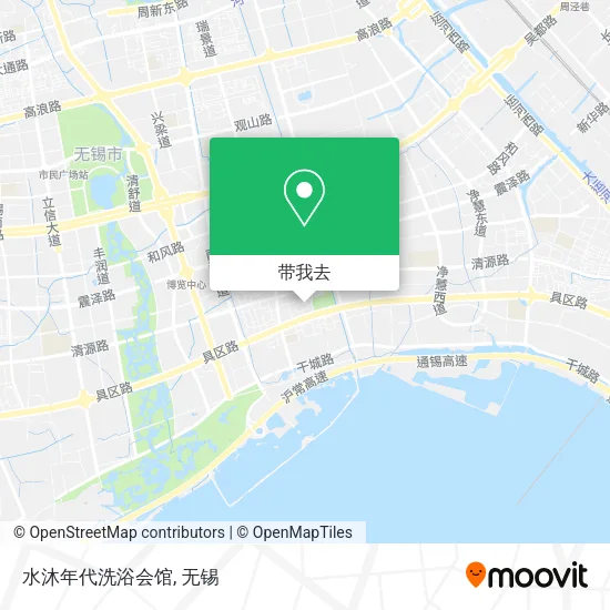 水沐年代洗浴会馆地图