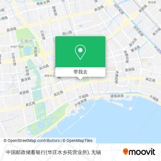 中国邮政储蓄银行(华庄水乡苑营业所)地图