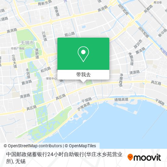 中国邮政储蓄银行24小时自助银行(华庄水乡苑营业所)地图