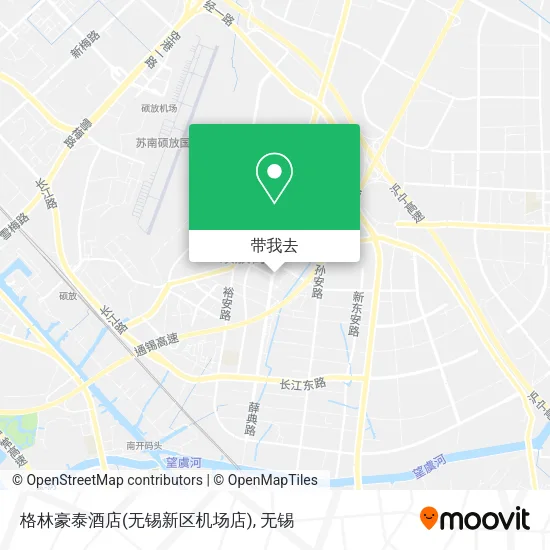 格林豪泰酒店(无锡新区机场店)地图