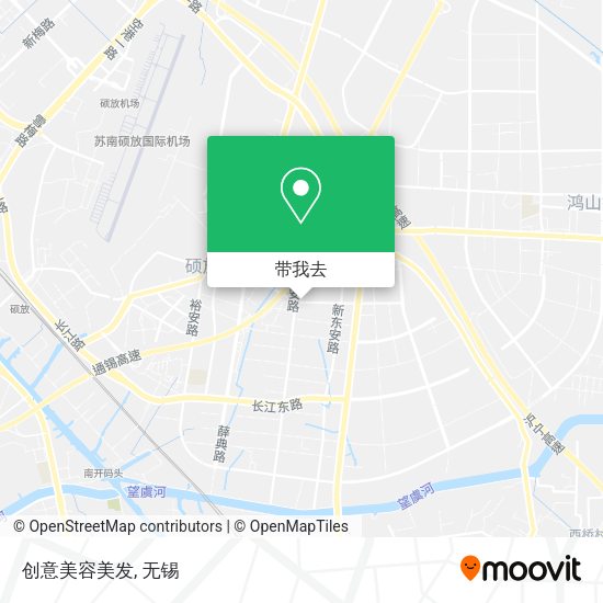 创意美容美发地图