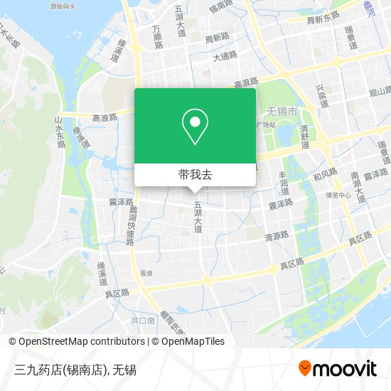 三九药店(锡南店)地图