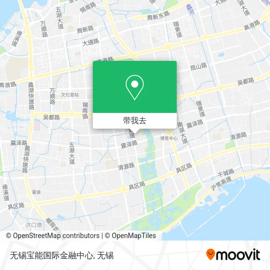 无锡宝能国际金融中心地图