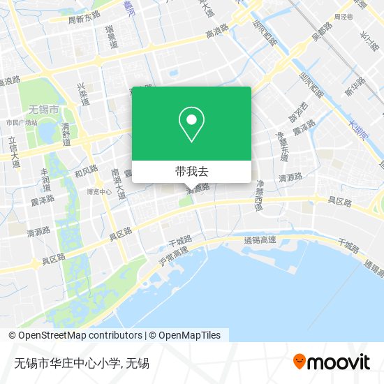 无锡市华庄中心小学地图
