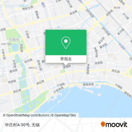 华庄村A-30号地图